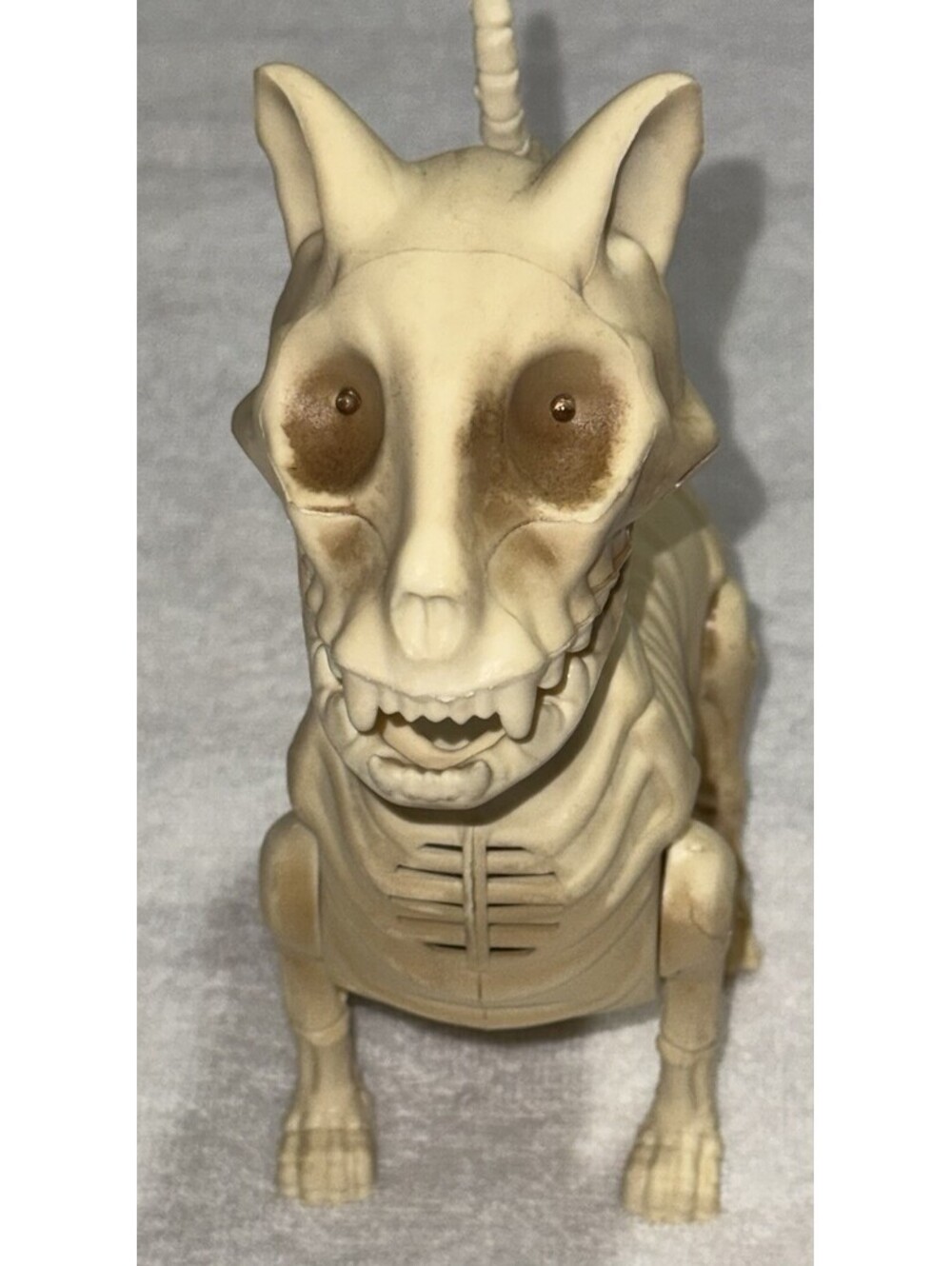 Halloween Animated Skeleton Cat - Eyes Light up, Meows, Tail Wags